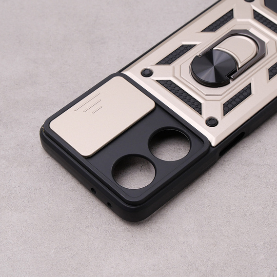 Obal na mobil pre Oppo A98 5G, CamShield Slide, zlaté