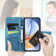 Klapkové puzdro pre Realme C71, Butterfly, modré