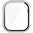 2w1 Etui + Szkło Hartowane do Apple Watch 7/8 41MM, Czarne