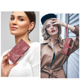 CASEME puzdro pre Samsung Galaxy A56 5G, Leather Wallet Cash and Card Slots, s remienkom, červené