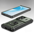 Puzdro pre Samsung Galaxy S25 Ultra, KickStand Camera Lens, tmavozelené