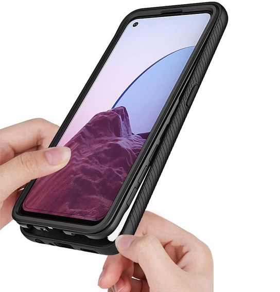 Puzdro pre Oppo Reno7 Lite, Shockproof, s fóliou, modré