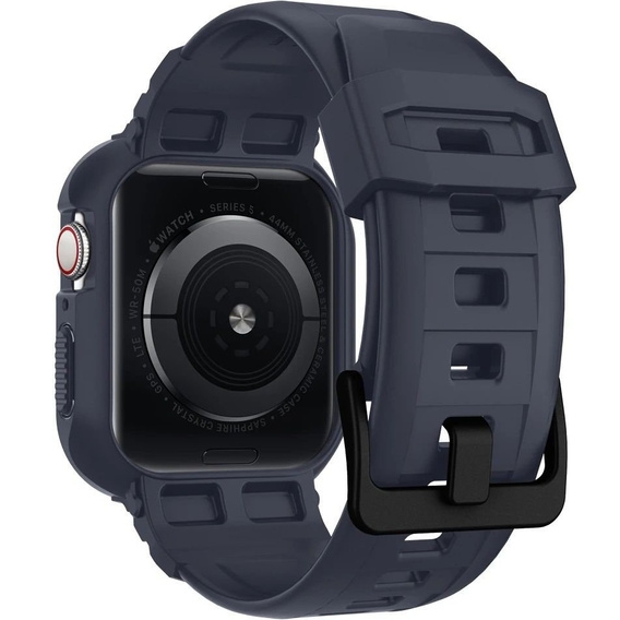 Pásik s puzdrom Spigen pre Apple Watch 4/5/6/7/8/9/SE 44/45 mm, Rugged Armor Pro charcoal grey