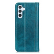 Obal na mobil pre Samsung Galaxy A35 5G, Wallet Litchi Leather, zelený