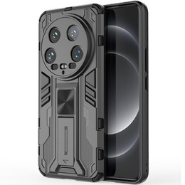 Puzdro pre Xiaomi 14 Ultra, Military kickstand, čierne