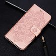 Klapkové puzdro pre Xiaomi Redmi Note 9s/ 9 Pro, Mandala Flower, ružové rose gold