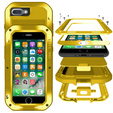 Love Mei Obal na mobil pre iPhone 8 Plus/7 Plus, armored with glass, žlté