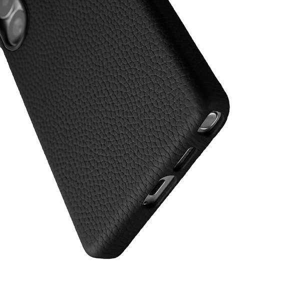 Puzdro MELKCO pre Samsung Galaxy S25 Ultra, kožené, čierne