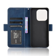 Klapkové puzdro pre Xiaomi Redmi Note 14 4G, Card Slot, tmavomodré
