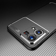 Obal na mobil pre Oppo Reno7 4G, Carbon Gel, čierne