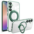 Magnetické puzdro pre Samsung Galaxy A36 5G, pre MagSafe, zelený