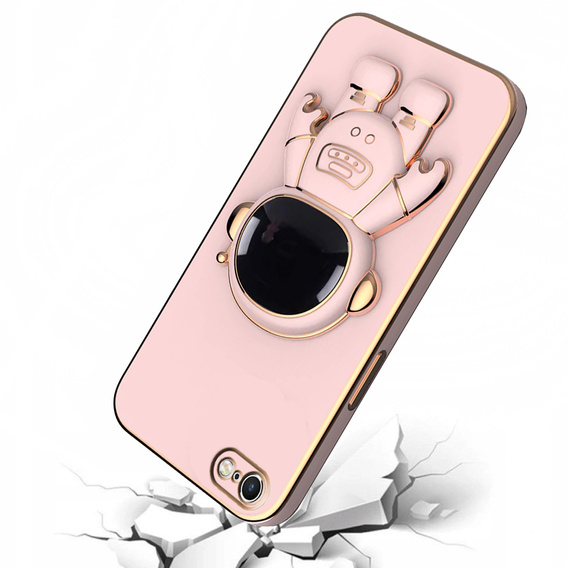 Obal na mobil pre iPhone 6 / 6s, Astronaut, ružové rose gold