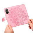 Klapkové puzdro pre Realme C67, Mandala, ružové rose gold