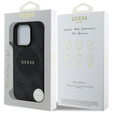 Puzdro Guess 4G Circle s klasickým logom, pre MagSafe pre iPhone 16 Pro