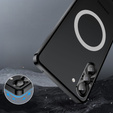 Ochranné puzdro na fotoaparát pre Samsung Galaxy S24+ Plus, CamShield MagSafe, transparentné / čierne