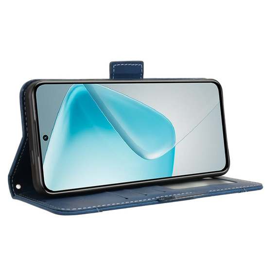 Klapkové puzdro pre Infinix Hot 50 Pro+ 4G, Card Slot, tmavomodré