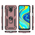 Pancierované obal na mobil pre Xiaomi Redmi Note 9S / 9 Pro, Nox Case Ring, ružové