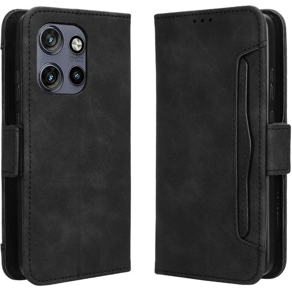 Klapkové puzdro pre Motorola Edge 50 Neo / Motorola ThinkPhone 25, Card Slot, čierne