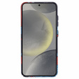 Puzdro pre Samsung Galaxy S25+ Plus, Carbon Fiber MagSafe, modrá / červená