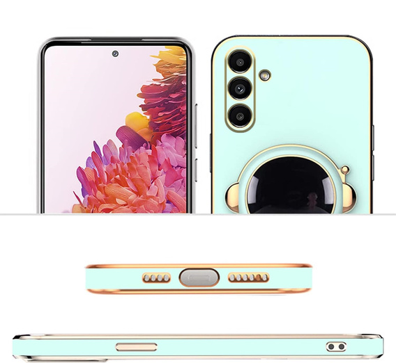 Obal na mobil pre Samsung Galaxy A36 5G, Astronaut, zelený