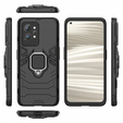 Obal na mobil pre Realme GT2 Pro, Kickstand Ring, čierne