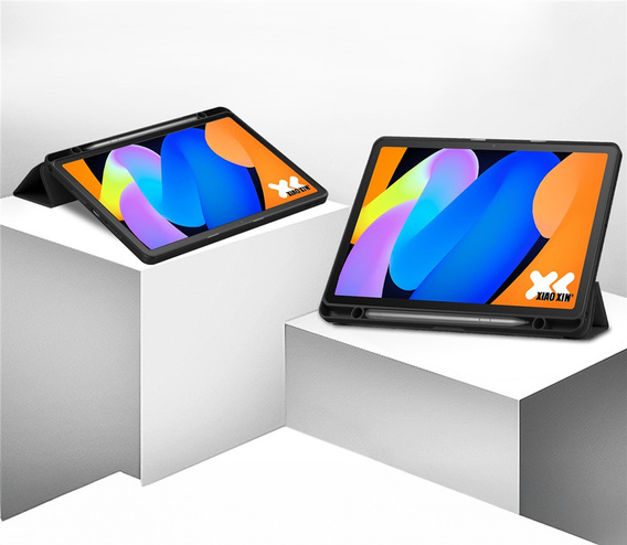 Puzdro pre Lenovo Idea Tab 11" 2025 TB336FU TB336ZU, stojan, Smartcase s držiakom stylusu, čierne