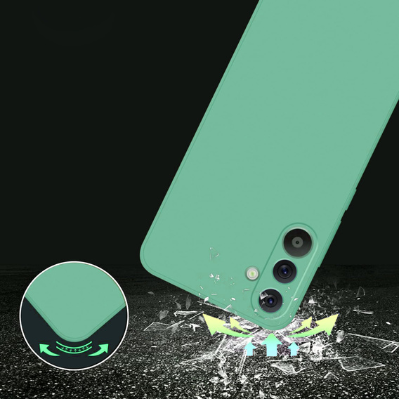 Obal na mobil pre Samsung Galaxy A36 5G, Silicone Lite, modré