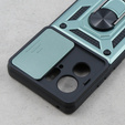 Obal na mobil pre Motorola Edge 40, CamShield Slide, zelené