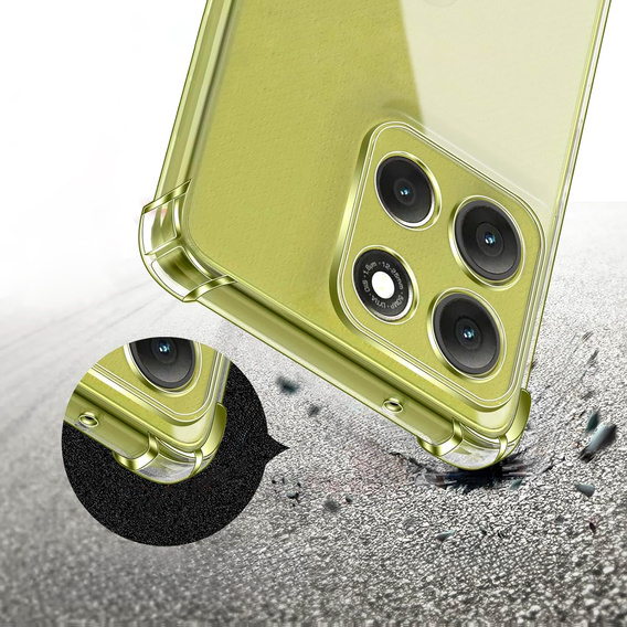 Obal na mobil pre Motorola Moto G86 Power 5G, Dropproof, priehľadné