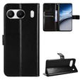 Klapkové puzdro pre OnePlus Nord 4, Crazy Horse Wallet, čierne