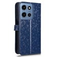 Flipové puzdro pre Motorola Moto G86 Power 5G, Wallet Rhombus, modré