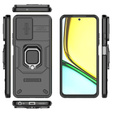 Puzdro pre Realme C67 4G, KickStand Camera Lens, čierne