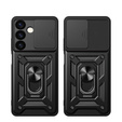 Obal na mobil pre Samsung Galaxy S24+ Plus, CamShield Slide, čierne