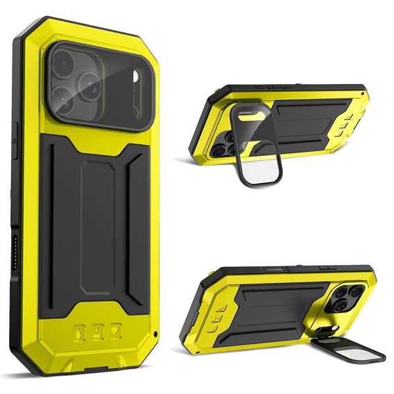 Puzdro R-JUST s ochranným sklom a stojanom pre iPhone 17 Pro Max