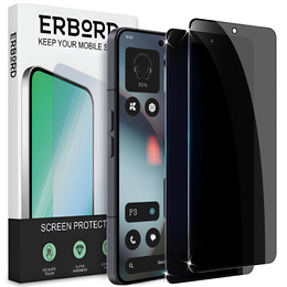 2x tvrdené sklo na ochranu súkromia pre Samsung Galaxy S24 Ultra, ERBORD Anti-Spy