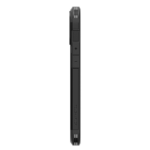 Puzdro Spigen pre iPhone 16, Tough Armor Mag MagSafe, čierne + tvrdené sklo 9H