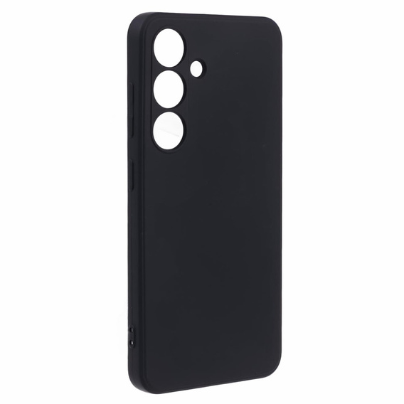 Obal na mobil pre Samsung Galaxy S24+ Plus, Silicone Lite, čierne