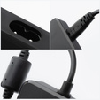 Univerzálny napájací adaptér pre notebook Forcell E856 USB-C 90 W s vymeniteľnými koncovkami