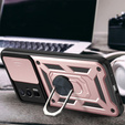 Obal na mobil pre Xiaomi Poco F5 Pro, CamShield Slide, ružové rose gold