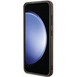 GUESS Obal na mobil pre Samsung Galaxy A55, 4G Big Metal Logo, hnedé