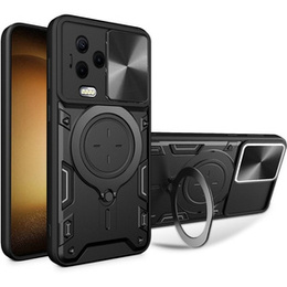 Pancierované puzdro pre Infinix Note 12 2023, CamShield Slide, čierne