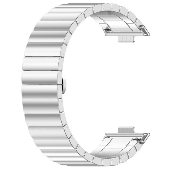Oceľový náramok pre Huawei Watch Fit 4 / 4 Pro / 3, strieborný