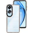 Obal na mobil pre Oppo A60, Fusion Hybrid, transparentné / čierne