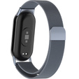 Milánsky náramok s puzdrom pre Xiaomi Smart Band 10 / 9 / 8, šedá