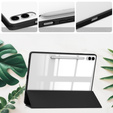 Puzdro pre Samsung Galaxy Tab S9 FE+ Plus, Smartcase Hybrid, so slotom na stylus, čierne