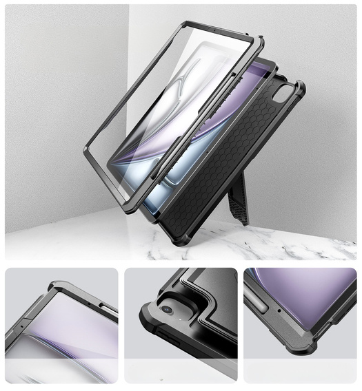 Obrnené puzdro pre iPad Air 13" 2025/2024 (7/6 gen.), Dexnor Full Body, čierne