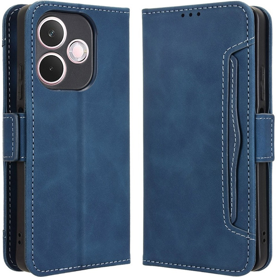 Klapkové puzdro pre Oppo A5 Pro 5G, Card Slot, tmavomodré