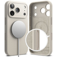 Puzdro Ringke pre iPhone 17 Pro Max, silikónové magnetické puzdro MagSafe, kameň