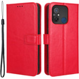 Klapkové puzdro pre Xiaomi Redmi 12C, Crazy Horse Wallet, červené