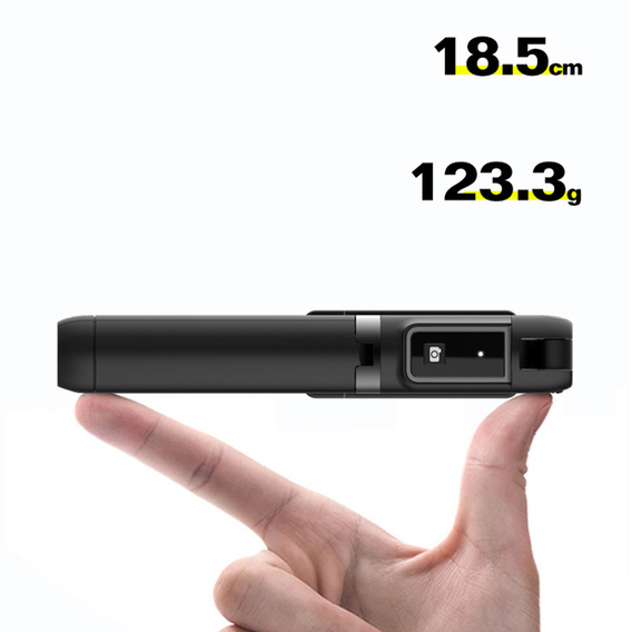 Selfie tyč Coco P-04 s funkciou statívu a diaľkovým ovládaním Bluetooth, pre smartfóny so šírkou od 6,5 cm do 9,5 cm